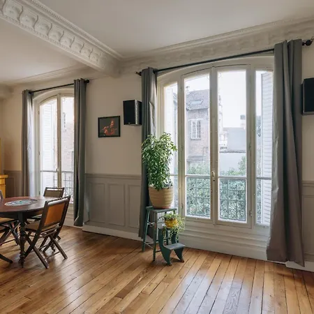 公寓 Luminous Parisian-style 1bd Apartmentbelleville *