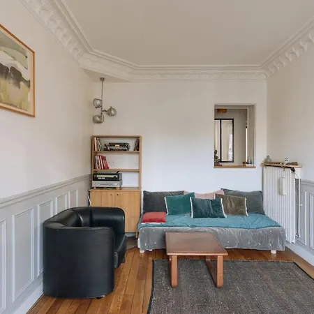 Luminous Parisian-style 1bd Apartmentbelleville * 巴黎