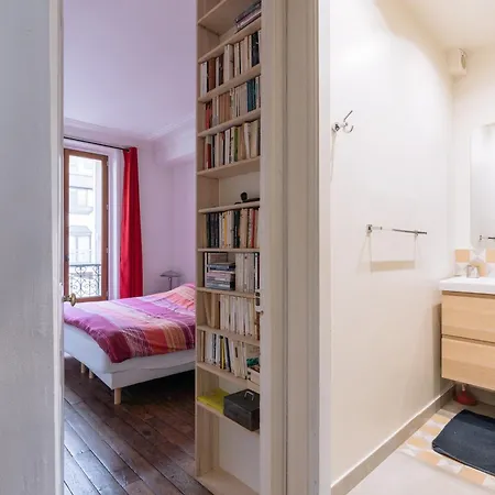 דירה Luminous Parisian-style 1bd Apartmentbelleville