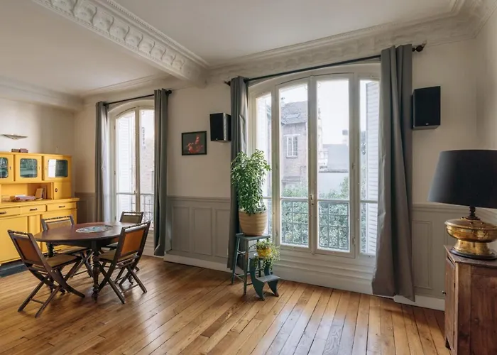 Luminous Parisian-style 1bd Apartmentbelleville 아파트