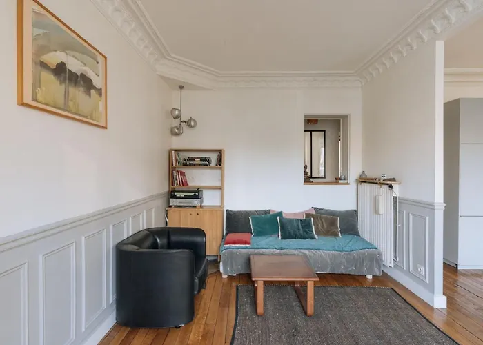 아파트 Luminous Parisian-style 1bd Apartmentbelleville *